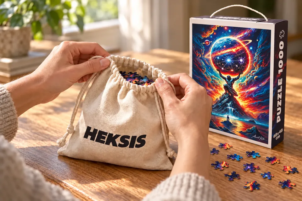 Le plaisir d’ouvrir le coffret et sa pochette en coton