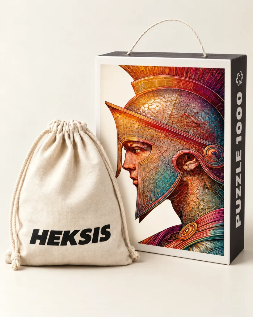 Ares — coffret de puzzle Heksis avec pochette en coton